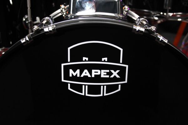 Stealth Low Volume Mapex Comet Fusion 18" 5pc Kit w/hardware - Dark Black