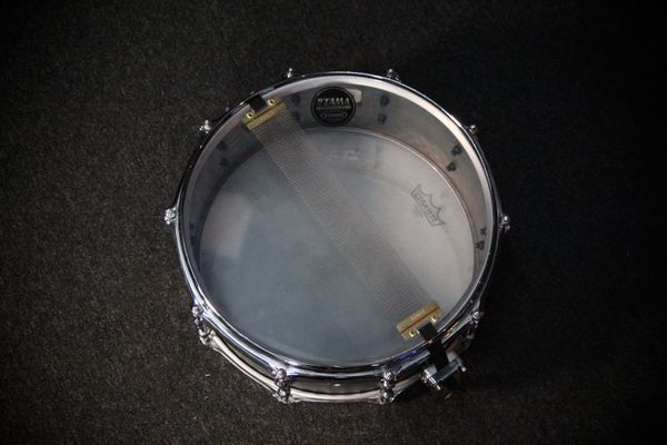 Tama S.L.P. 14" x 5.5" Series Vintage Hammered Steel Snare Drum - LST1455H
