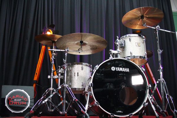 Yamaha Maple Custom Absolute 3pc 20'' Shell Pack - Silver Glitter