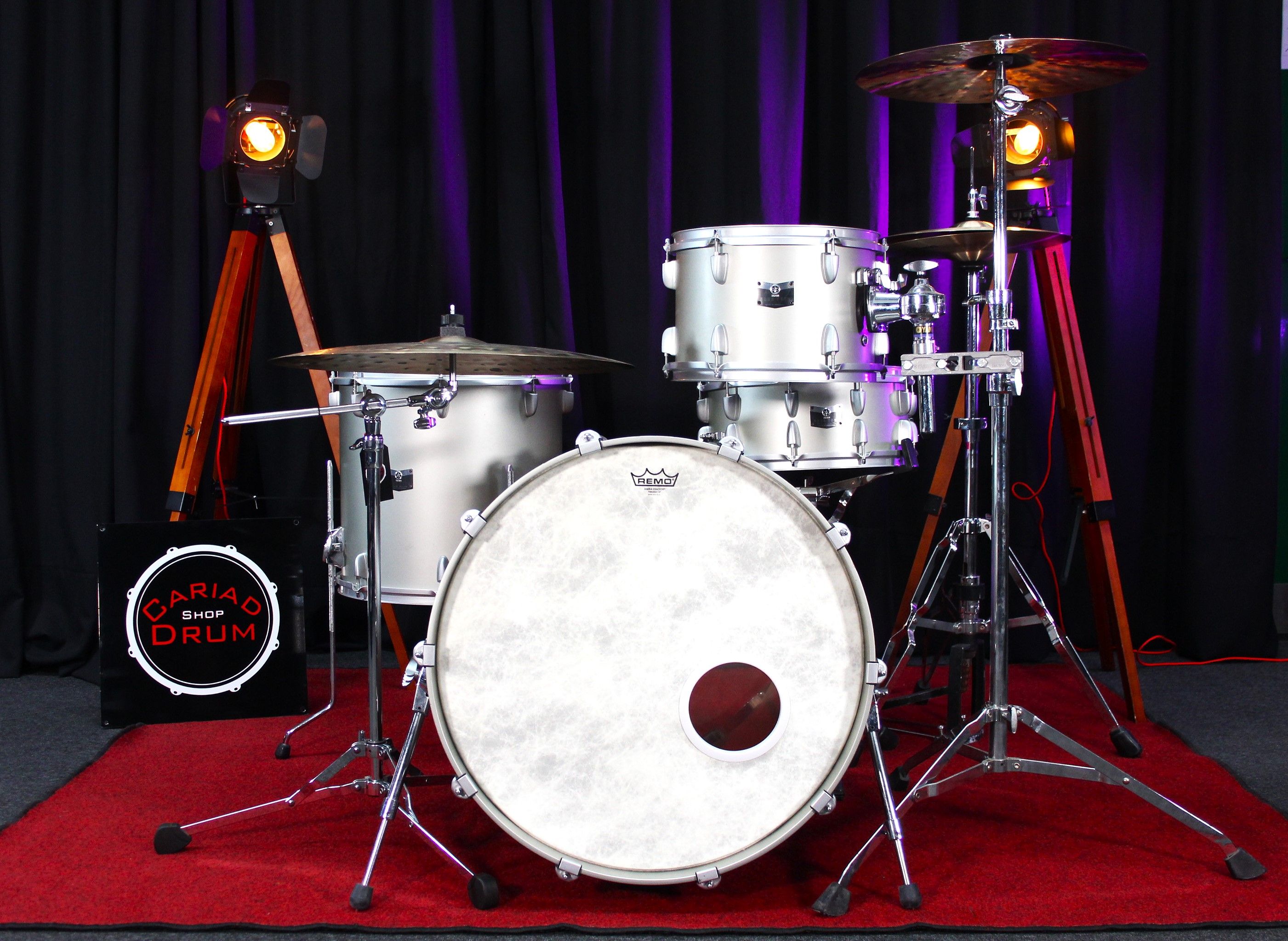 Yamaha Rock Tour 4pc Shell Pack - Matte Silver