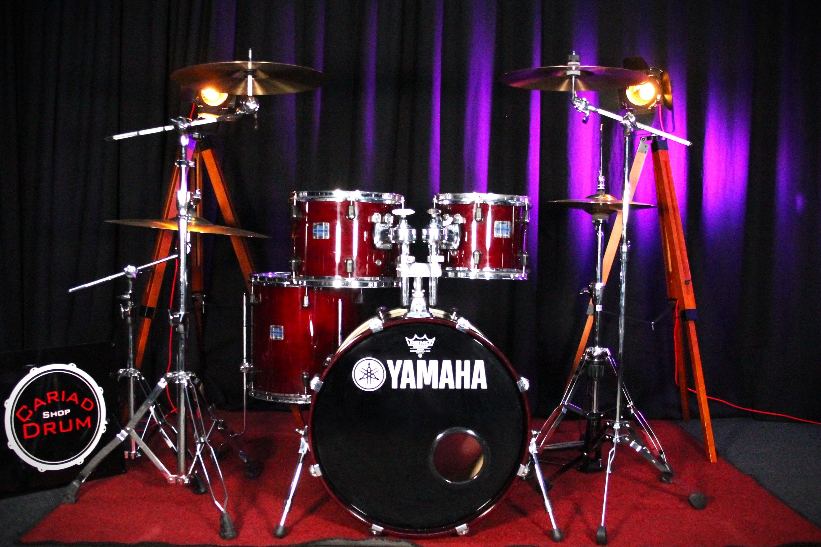 Yamaha Stage Custom Advantage Nouveau 4pc Shell Pack - Cranberry Red